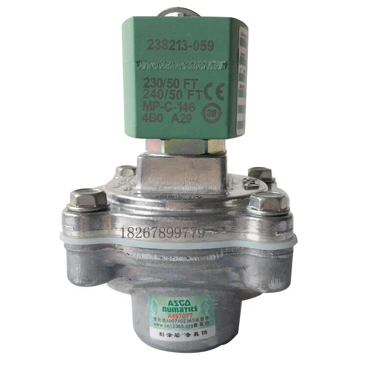 Asco Solenoid G551B401MO G531H401MO EFG551B417MO 24Vhigh-quality Right-angle Electromagnetic Pulse Valve Dust Removal Equipment