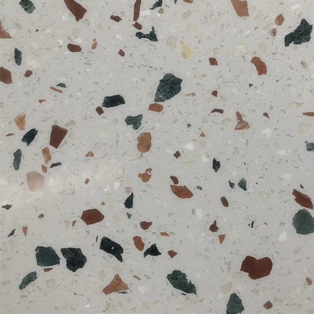 
China cheap terrazzo floor tiles with concrete paving stone 