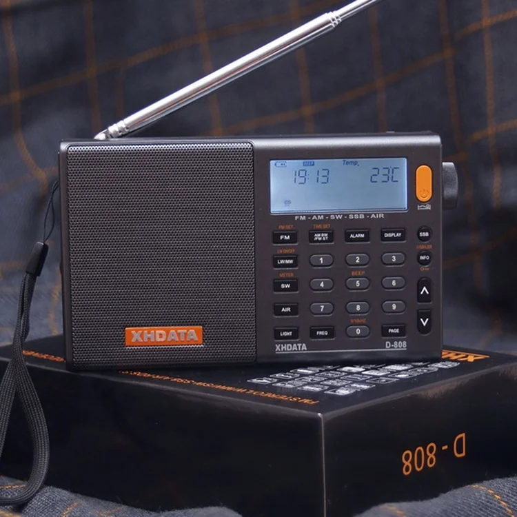 
 Лидер продаж, портативная серая магнитола с автоматической настройкой и встроенными динамиками  