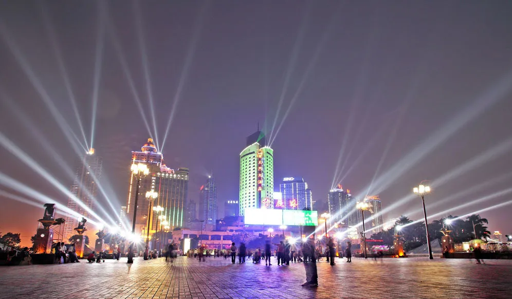 xenon lamp 4KW-5KW moving head color changing outdoor sky tracker light/sky search light cmy