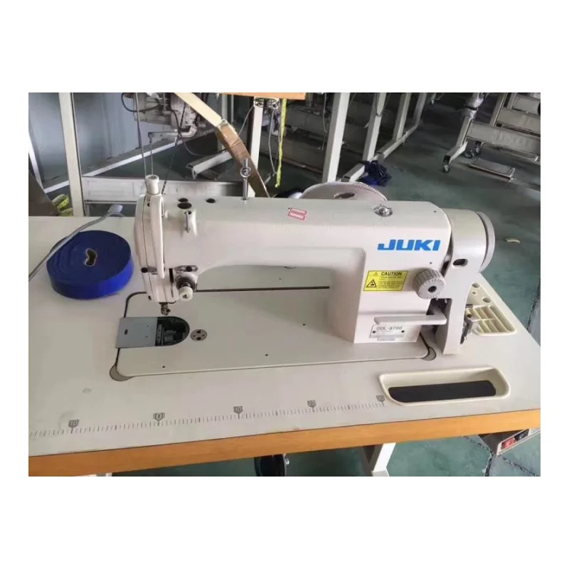 Secondhand JUKIs 8700H Heavy Duty High Speed Single Needle Lockstitch Industrial Sewing Machine with Servo Motor Low price
