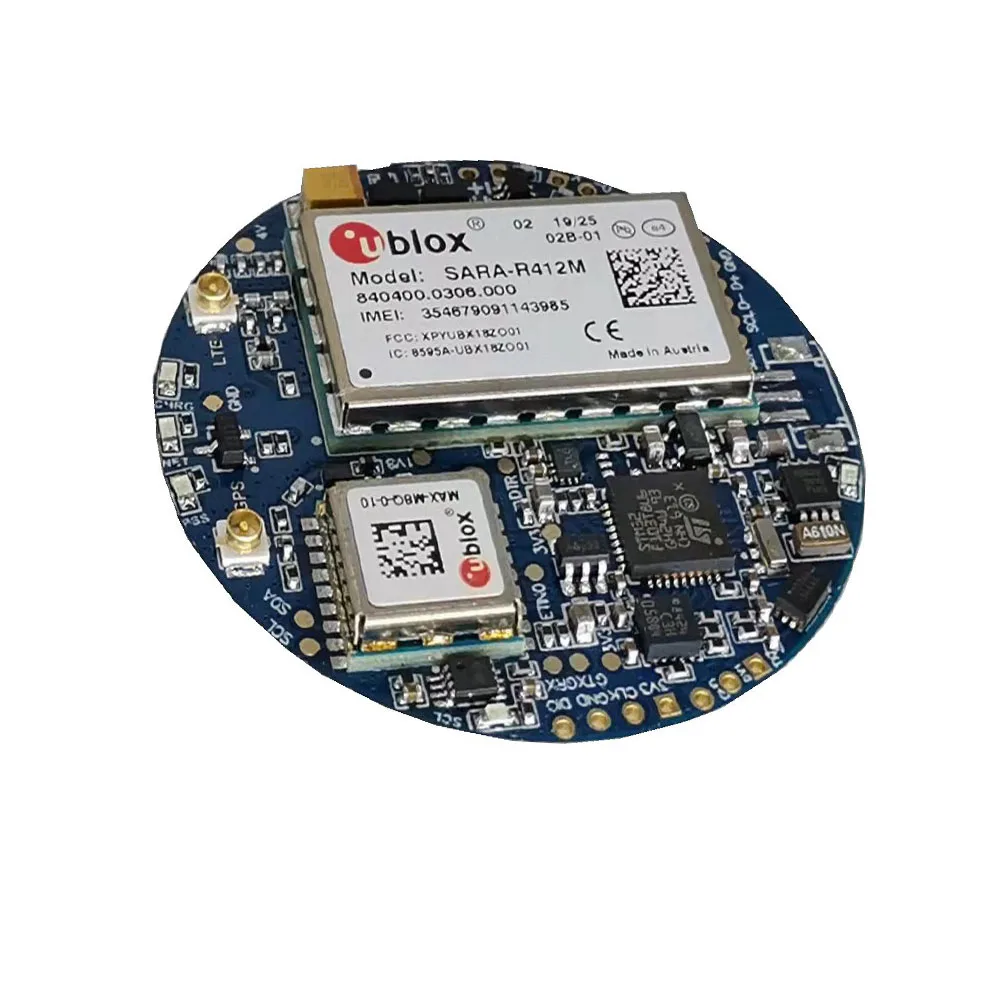 Smallest MINI Real Time Gps Module ROUND 42MM SIZE 4G GSM GPRS GPS TRACKER MODULE&TRACKING MODULE With Cheap Price