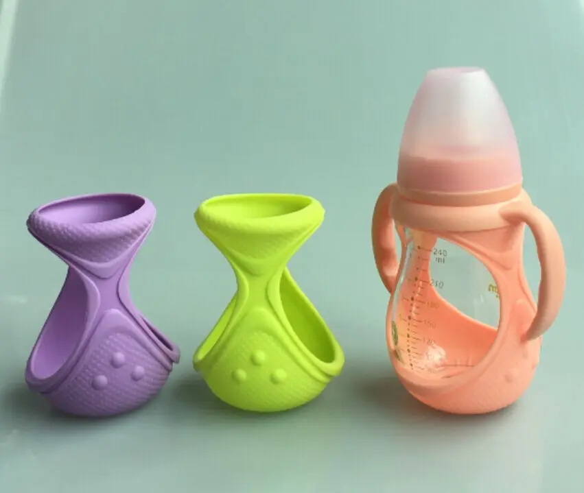 Healthy borosilicone glass milk bottle mamaderia vidiro biberon glass feeding bottle for newborn