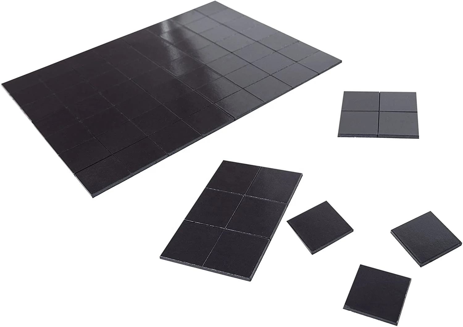 Peel & Stick Magnetic Sheets Self Adhesive Magnetic Squares Flexible Sticky Magnets