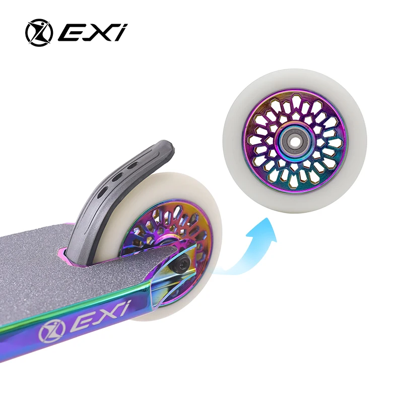 Wide Deck Kick Scooter  Complete Teenagers Stunt Scooter Adult Outdoor Extreme Sports Scooter