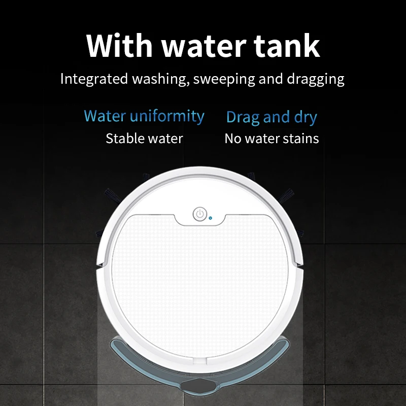 OB8S-MAX CE FCC APP Control USB Smart 3000mAH Robotic Home Carpet Floor Mop Sweep 3 In 1 Robot Vacuums Cleaner