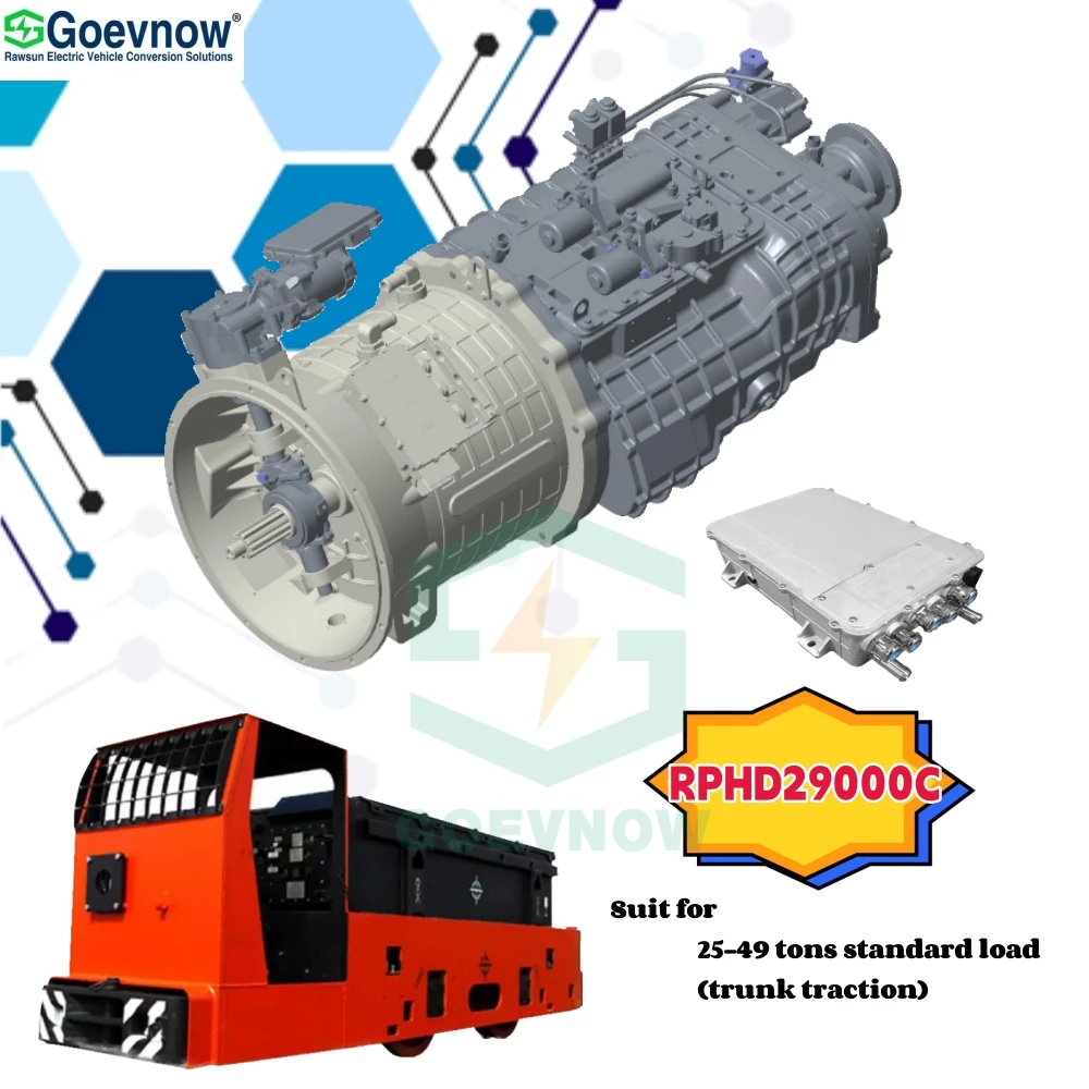 Series hybrid truck drive engine kit for 25-49T trunk traction RPHD29000C Hybrid drive engine automatic clutch AMT AC motor