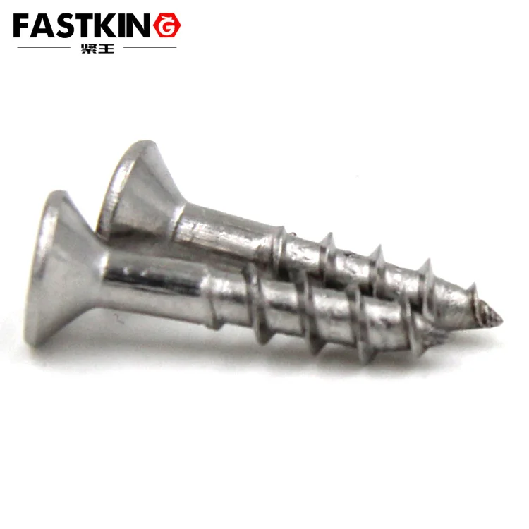 Stainless steel flat head chipboard furniture Half tooth torx self tapping wood screw ISO14586