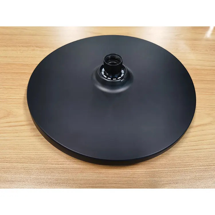 Aw3t Rain Shower 9 Inch/225mm Rainfall Shower Head Adjustable With Swivel Ball Ceiling Round Black Showers