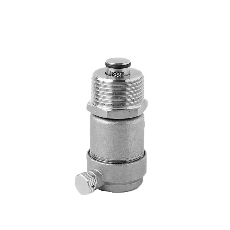304 Stainless Steel Automatic Exhaust Valve Silk Buckle Tap Water Pipe Bleeder Valve Door Emptying Water Purification Valve