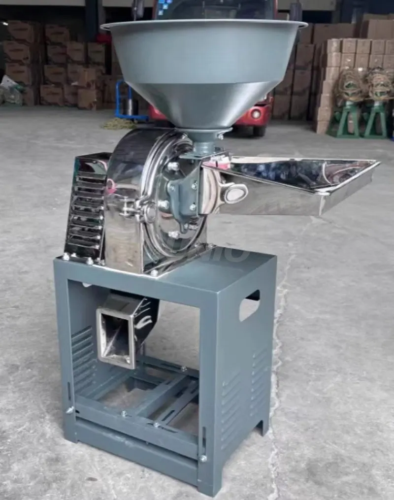 China Small Commercial Maize Rice Spice Powder Grinder Wheat Milling Machine Grain Flour Mill Machinery Corn Grinding Machine