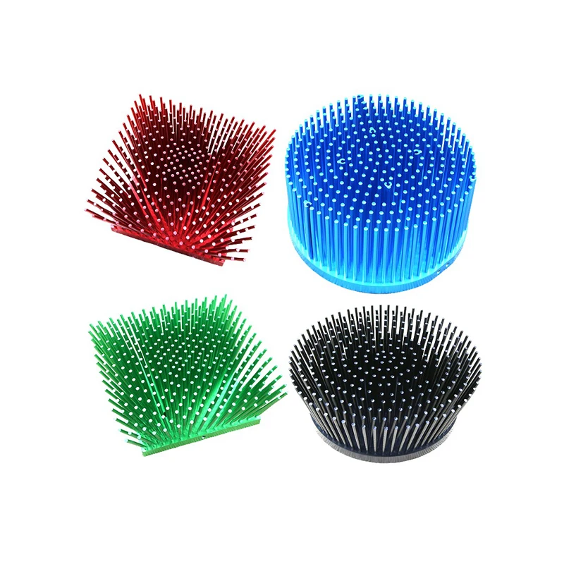 120MM cold forged aluminum round heatsink pin fin heat sink for led grow light heat dissipation