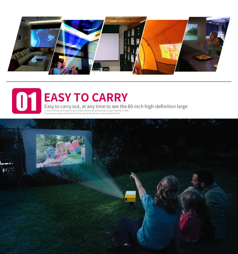 AIWO Proyector Portable Video Projector Short-throw Projector Laser Projector