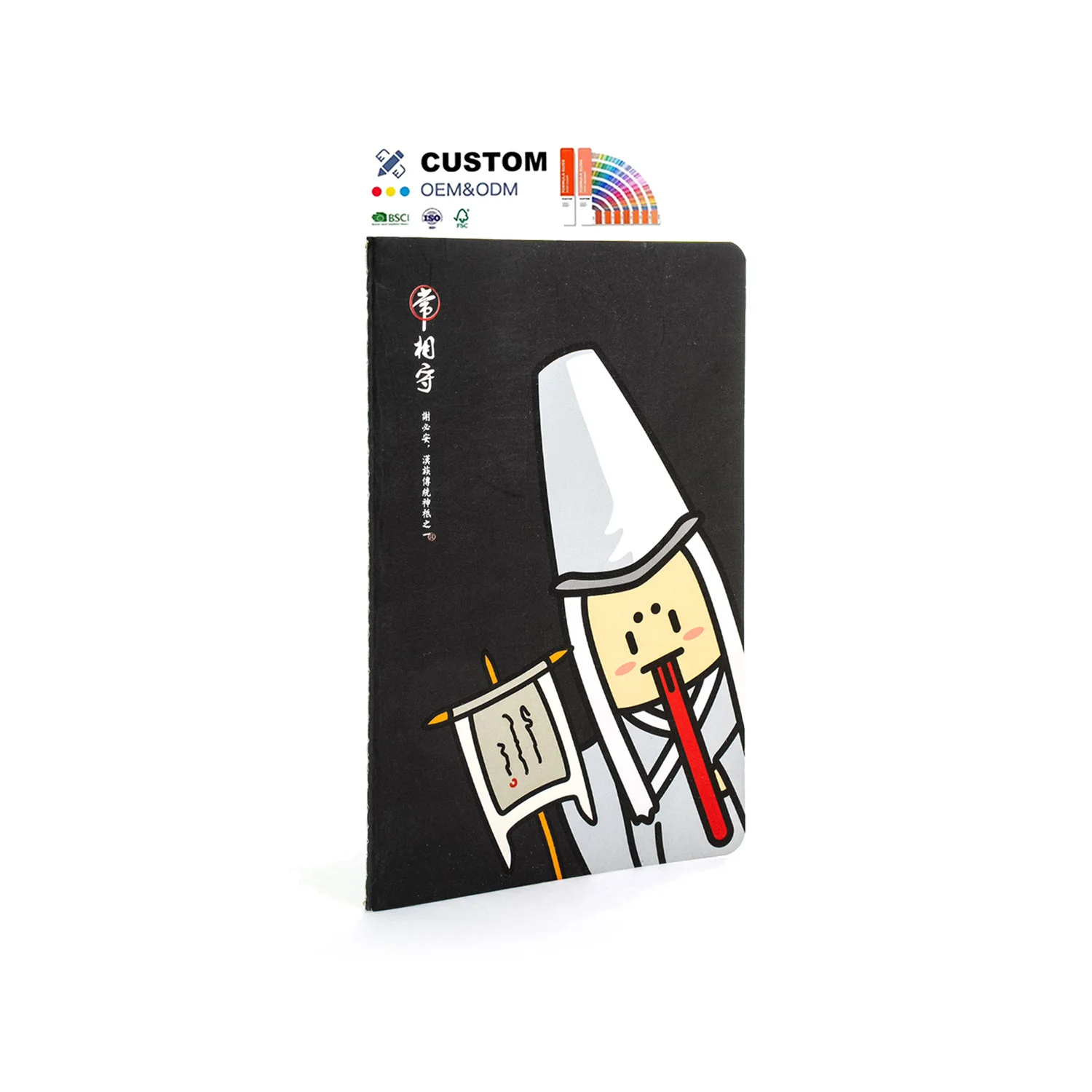 Wholesale Oem Odm A4 A5 B5 Hardcover Anime School Stationery Notebooks With Custom Logo Printed