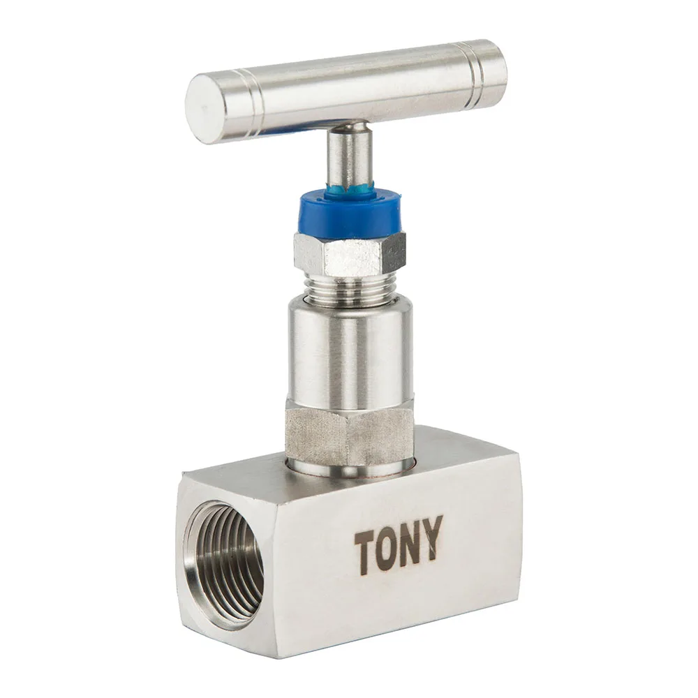 Регулируемый игольчатый клапан TONY из нержавеющей стали 10000 Psi с внутренней