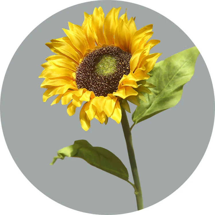 New Design Single-headed Sunflowers Artificial  Centerpiece Flowers Dried Flower Artificial Flower Bouquet Home Decor
