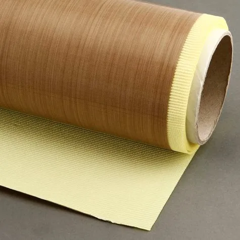 PTFE coated fiberglass adhesive tape China factory wholesale cheap price PTFE fabric roll