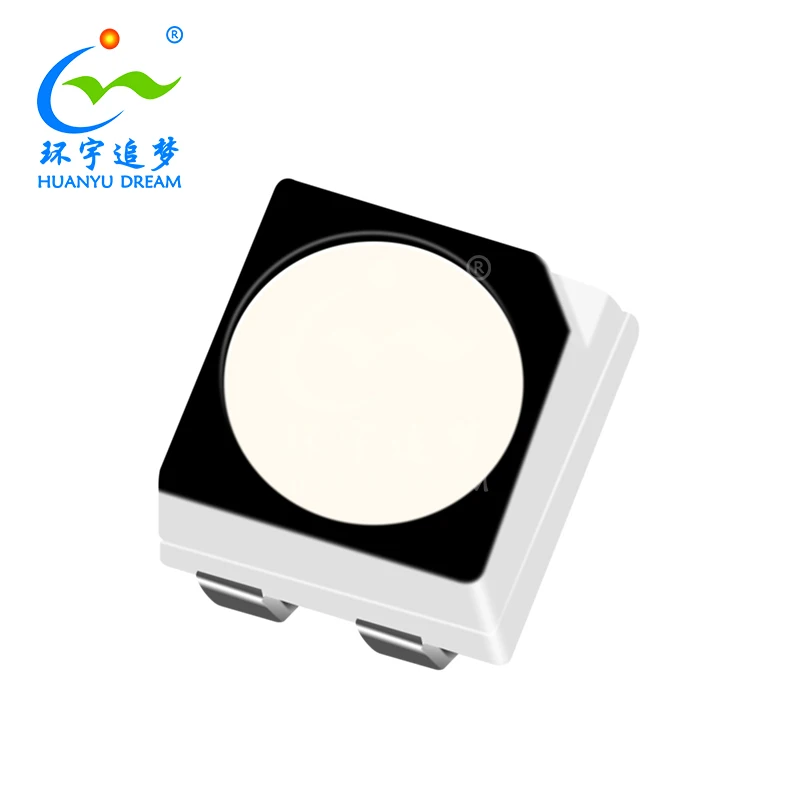 SMD 3528 RGB 3in1 Tunable Color Light Black Face and normal white face 4 Pin SMD LED Chips