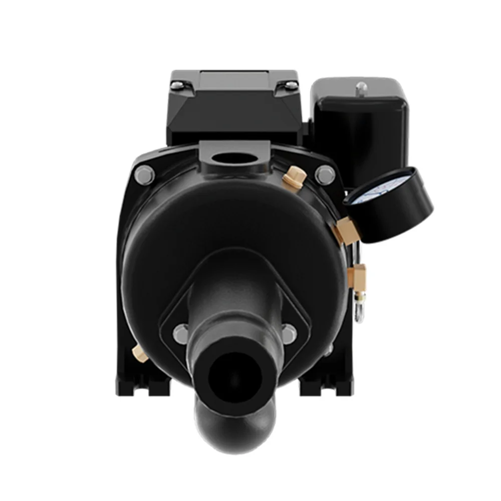 1/2HP Cast Iron Convertible Jet Pump with Ejector Kit Depth Up to 25ft or 90ft 115V/230V Dual Voltage, Automatic Pressure Switch