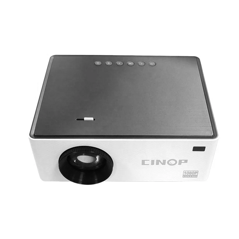 Phone Portable Projector Home Theater Smart Mini Movie Led  Projector 4K Support 300 ANSI Lumens Outdoor Projector