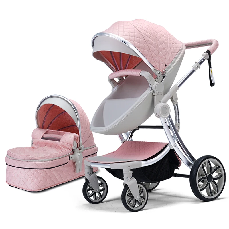 China Manufacture High Lands 3 In 1 Poussette Bebe European En1888 Approved 3 In 1 Baby Trolley