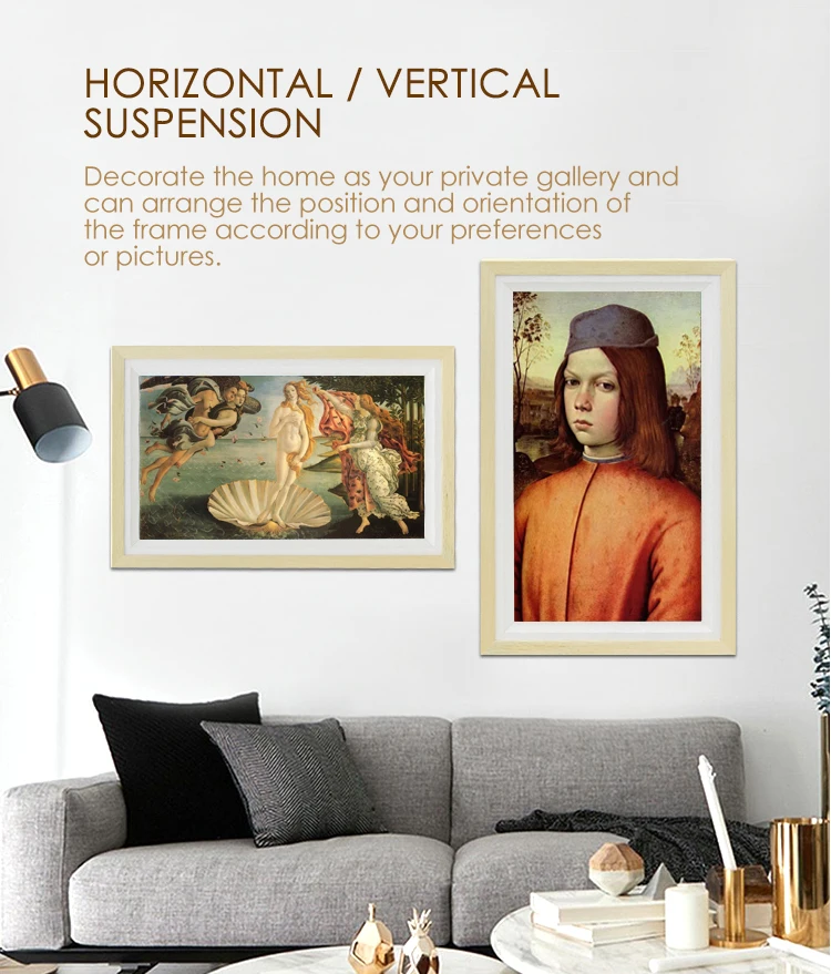 Nft Digital Frame Display 75 Inch Digital Picture Frame Large Nft Art Smart Digital Photo Frame