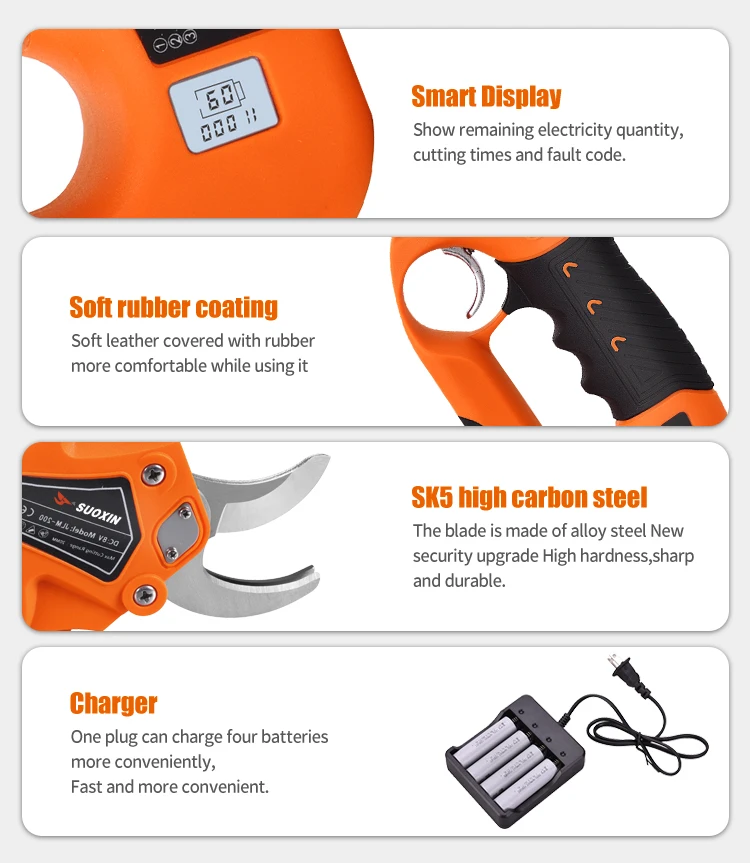 CE FCC 2022 potable mobile electric rug carving mini electric pruning power shearing trimming scissors