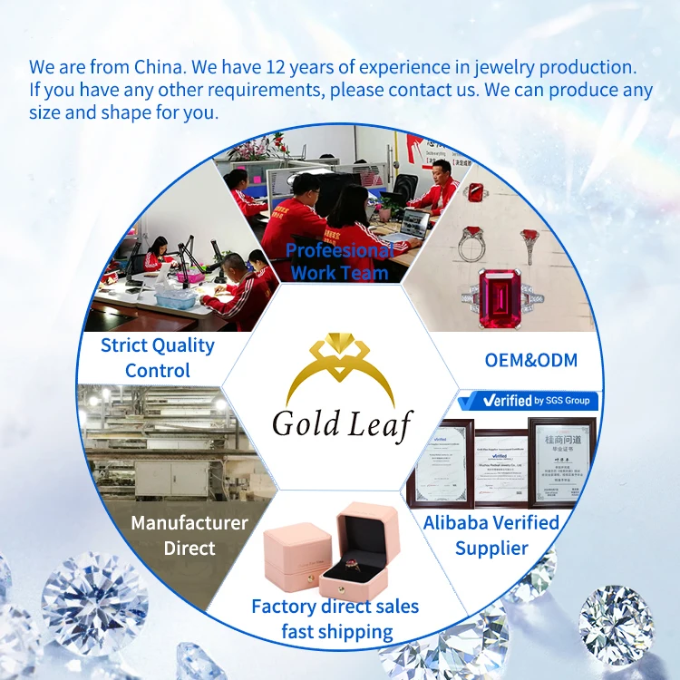 Goldleaf gems Marquise cut loose moissanite stones VVS1 DEF color moissanite GRA Certificate pass diamond tester