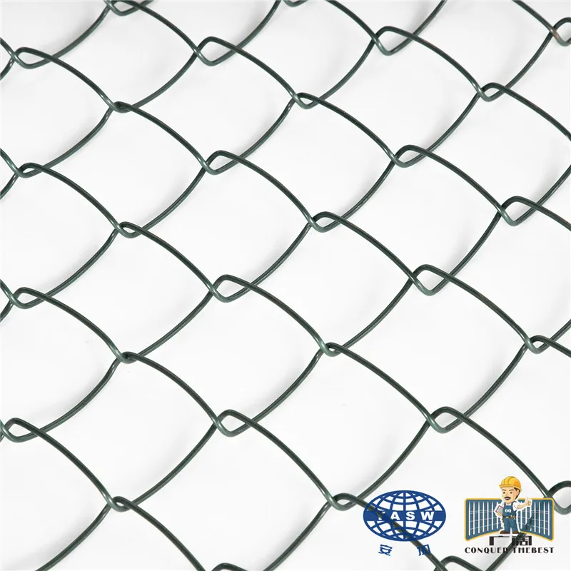 High Quality Diamond Wire Mesh Fence Price Hot Dipped Galvanized Chain Link Mesh