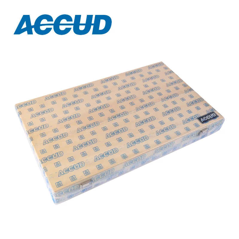 ACCUD Brand Long Range Outside Micrometer With Interchangeable Anvils