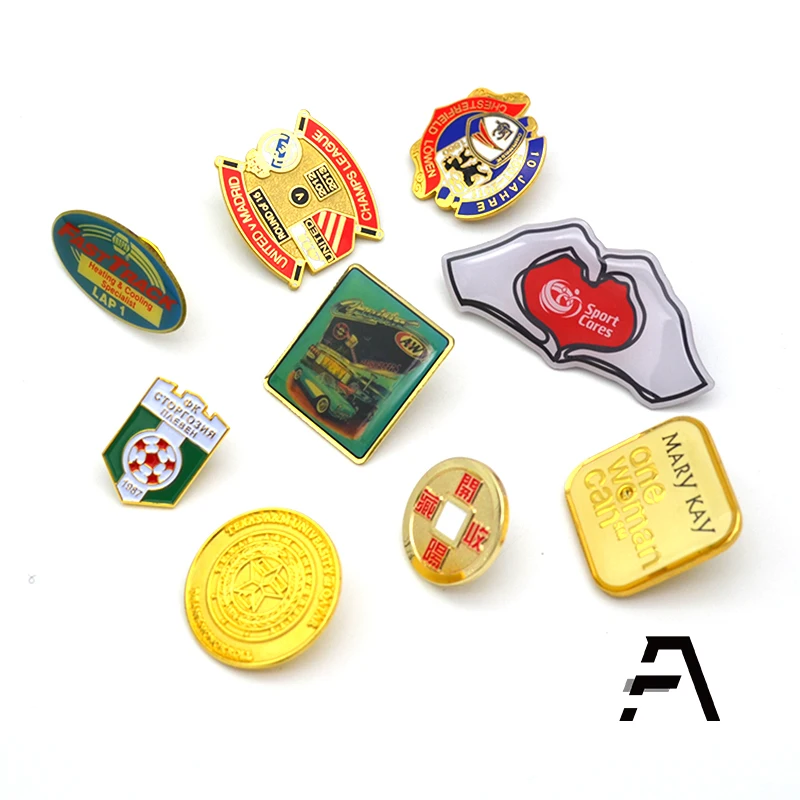 Custom Logo Metal Enamel Brooch Lapel Pin