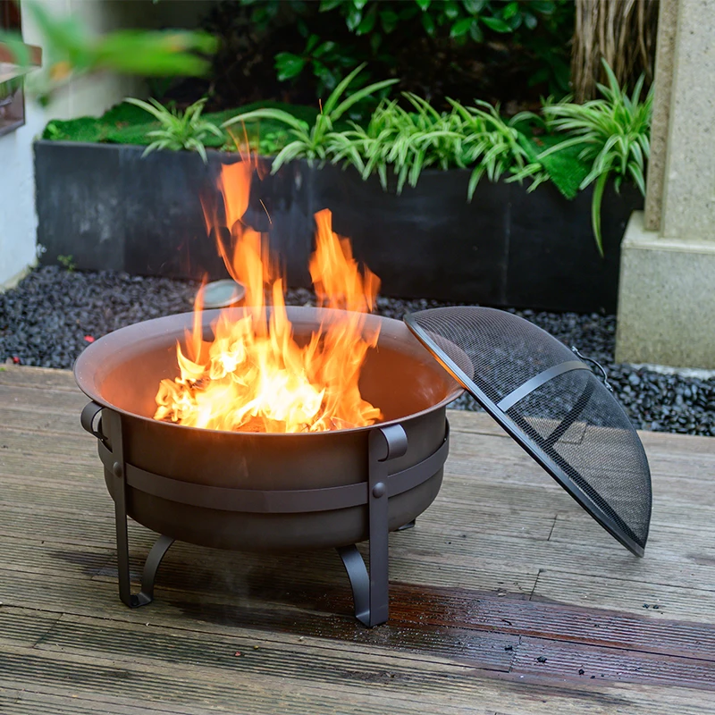 Hot Sale Garden Furniture Wood Burning Fire Pit Outdoor Modern Round Fire Pit for Heating