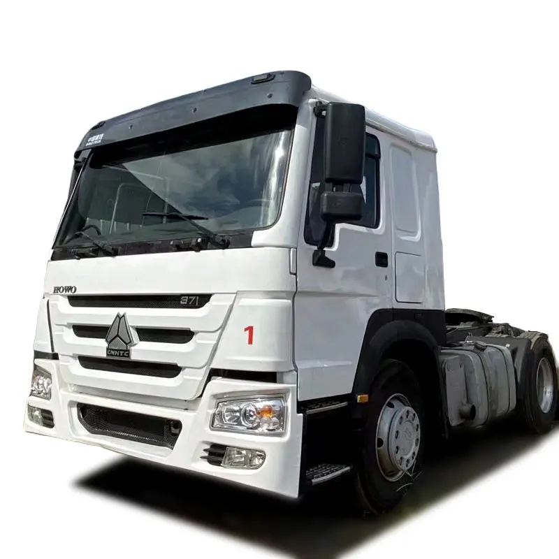 Used Diesel Truck Head Sinotruk Howo 6x4 Prime Mover Tractors Truck Cheap Price Secondhand 40Ton Trailers Trucks For Africa