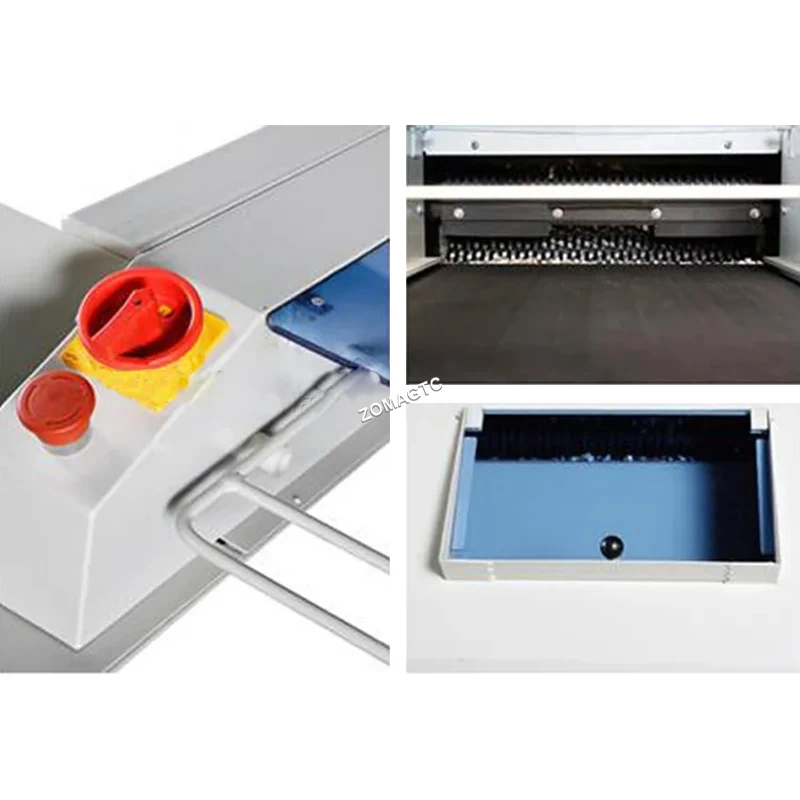 Heavy duty industrial cross cut paper shredder and credit card shredder paper shredder machine