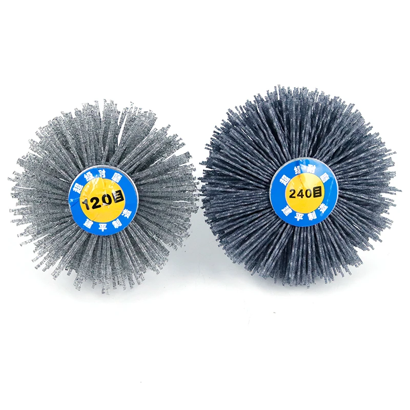 Nylon Wheel Brush Abrasive Grinding Head with 1/4 inch Threaded Shank Perfect for Removing of Rust/Corrosion/Paint