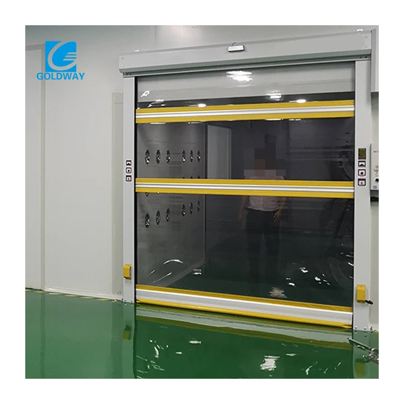Automatic Pvc High Speed Rolling Doors Industrial High Speed Roll Up Door for warehouse