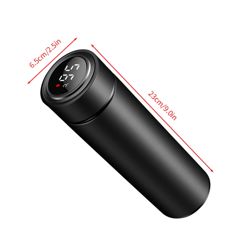 SI170 16oz Smart Thermos with Temperature display Stainless Steel Water Bottle with Custom Logo