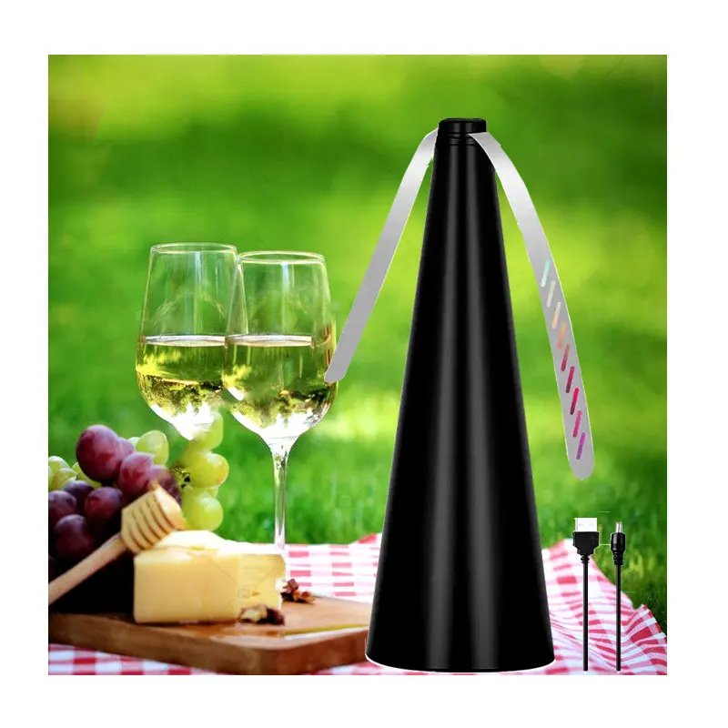 Customized Logo Portable Fly Fans for Tables Scare Off Flies Wasps Bees Bug Silent Fan for Home Restaurant Party