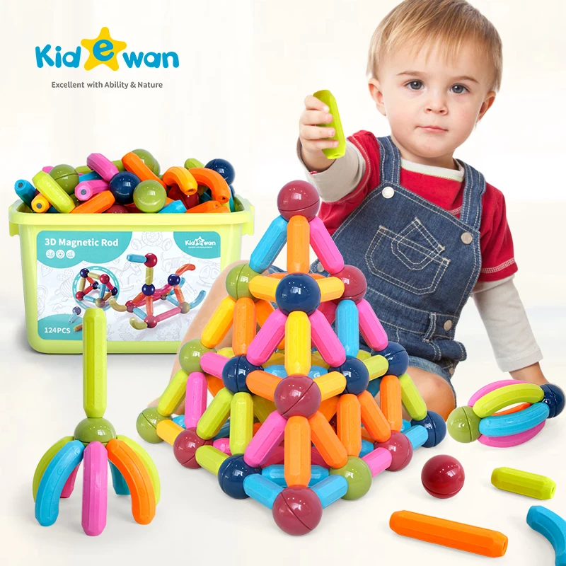 33 pcs trendy kids toys top selling latest toys 2023 new arrivals popular magnetic bloques de construccions for girls boys