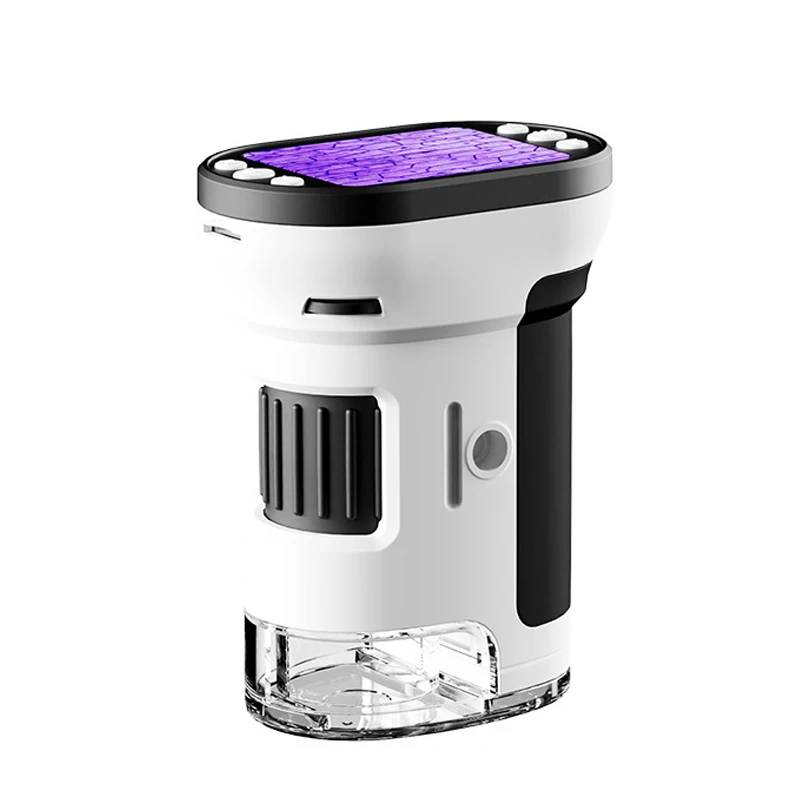 Mini Handheld Rotating Science Set Digital Microscope Educational Toys With Lcd Screen for Kids