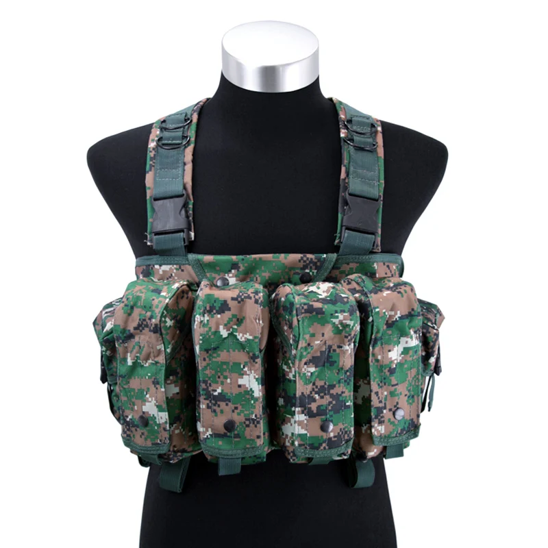 Tactical Accessories Combat Hunting Gear 7.62mm Magazine Carrier Vest Ammo Chest Rig