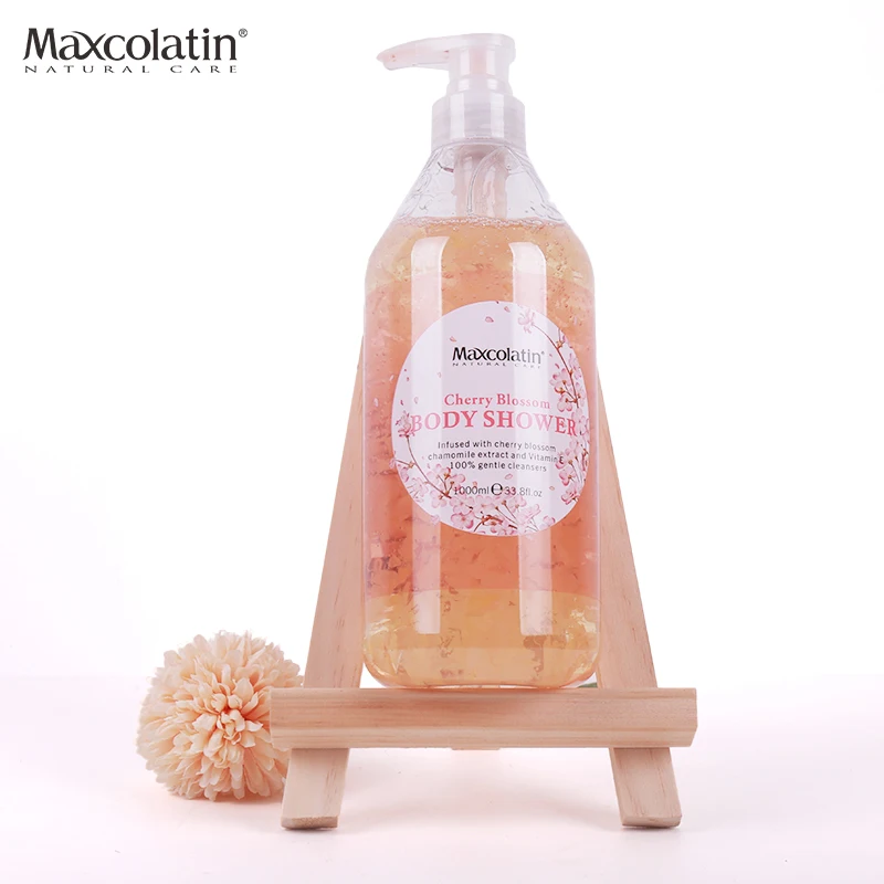 shower gel private label body wash 100% gentle cleansers Wholesaler cherry blossom body shower