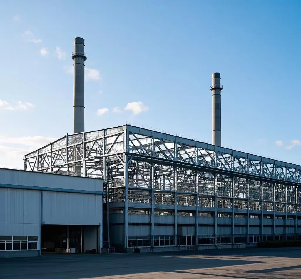 Modern Design Prefabricated  Logistics Warehouse Workshop Light Commercial Industrial Building Warehouse steel structure