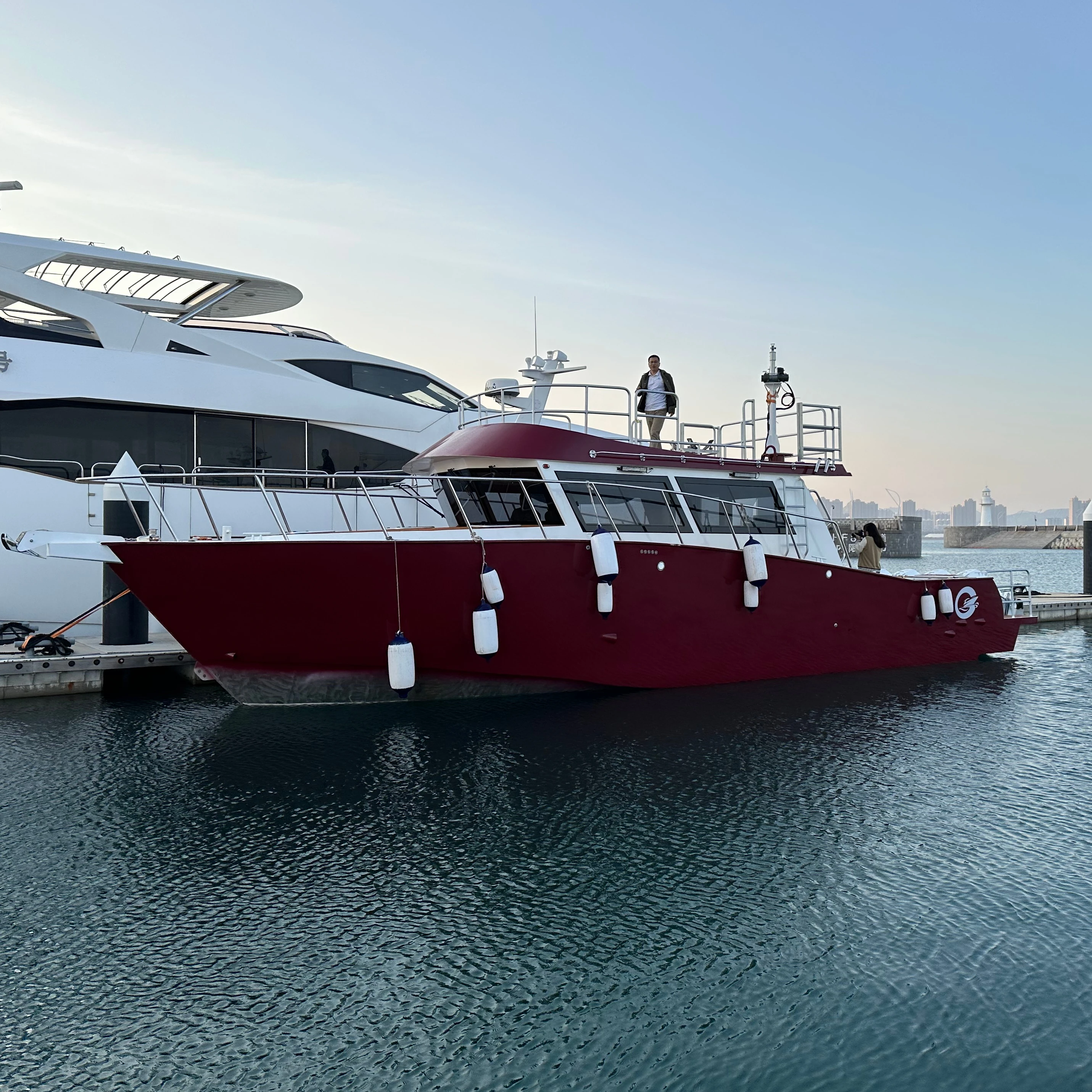 Overnight Boat Family ship 15 meters Recreation fishing Boat for Canada