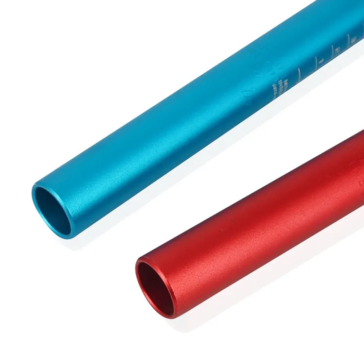 Wholesale high quality 6061 aluminum customize size logo 300/350/400/450mm dropper suspension 25.4/27.2/28.6/30.4 bike seatpost