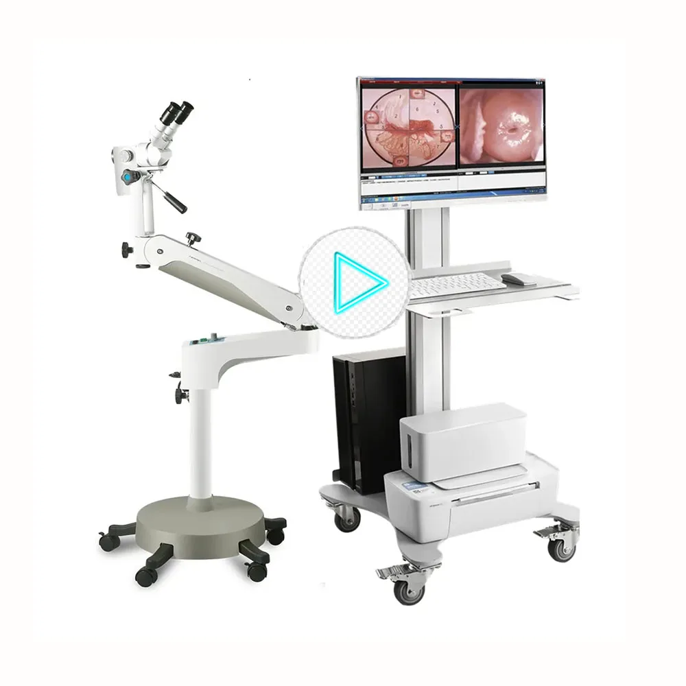 Kernel KN2200B Colposcope Machines video colposcopio 2.1MP HD Binocular colposcope green filter
