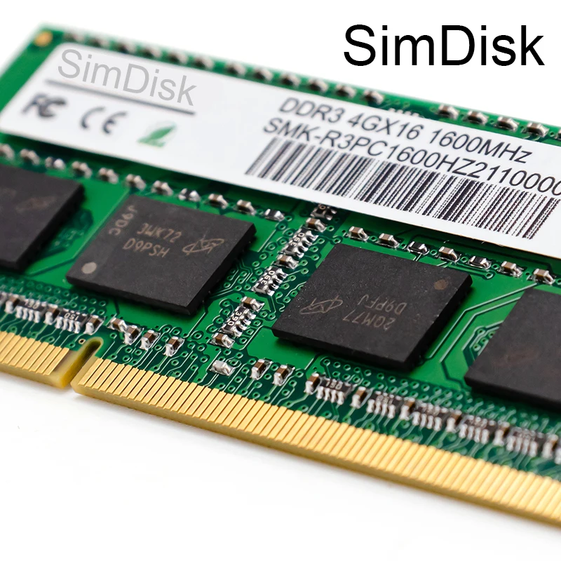 SimDisk оперативная память DDR3 1500 Гц 4 ГБ 8