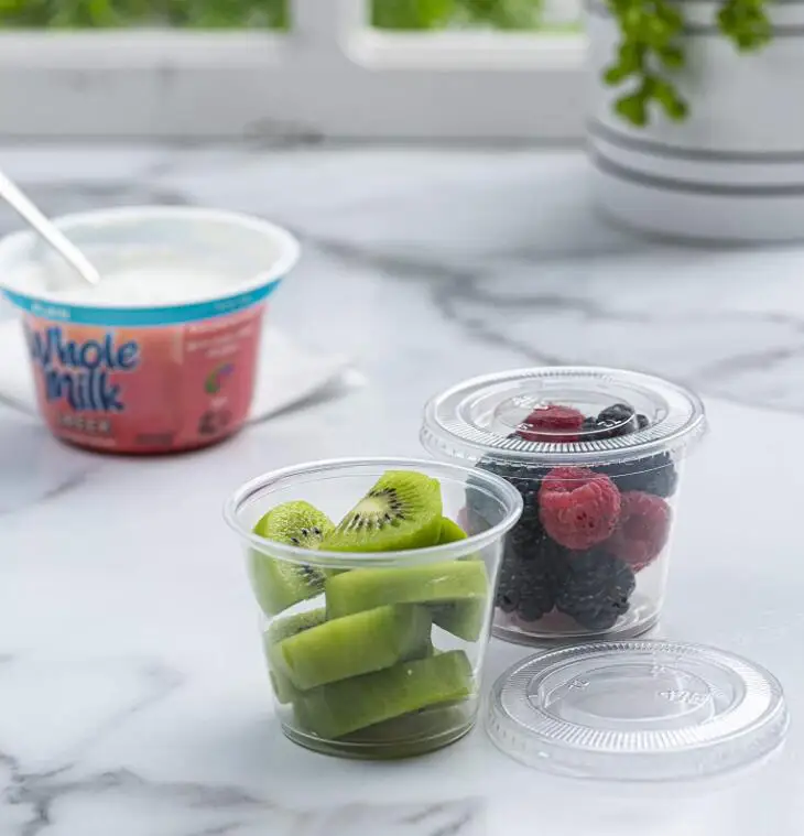 Transparent Round Mini Clear Glass Plastic Dessert Cup,Jelly,Pudding,Cheese Cake Cup