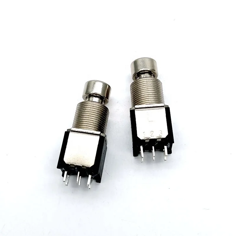 Terwin SF12 3PDT 2PDT Guitar Effect Pedal Box Momentary 12mm Stomp Foot Push Button Switch Factory