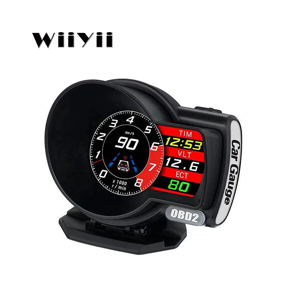 Hot-selling Head Up Display F8 Pro Car Display Meter OBD2 Smart Gauge Auto Diagnostic Tool Car HUD